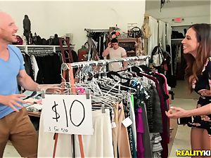 cougar romped at a garb store