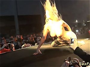 German stepmom nude on stage